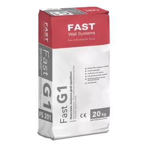 FAST G1 – gładź szpachlowa biała 20 kg do ścian i sufitów