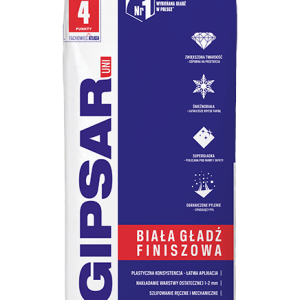 Gipsar Uni – gładź szpachlowa do wnętrz Atlas