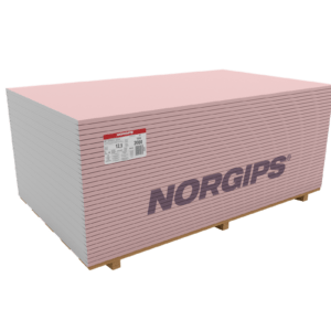 Płyta gipsowo-kartonowa NORGIPS GKF 12,5 mm typ DF ogniochronna